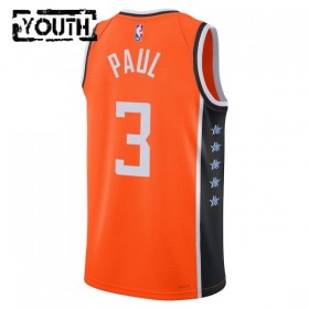 Barn Los Angeles Clippers Tröja Chris Paul Nike 2025-26 City Edition Orange Swingman